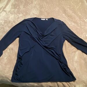 Navy blue blouse